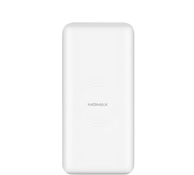 MOMAX QPower 2 無線行動電源 10000mAh高密度聚合物電芯 Type-C, IP81, 白色