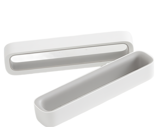 comet Home 黏貼式拖鞋架 25 x 5.6 x 3.5cm, 2個, 白色 + 灰色