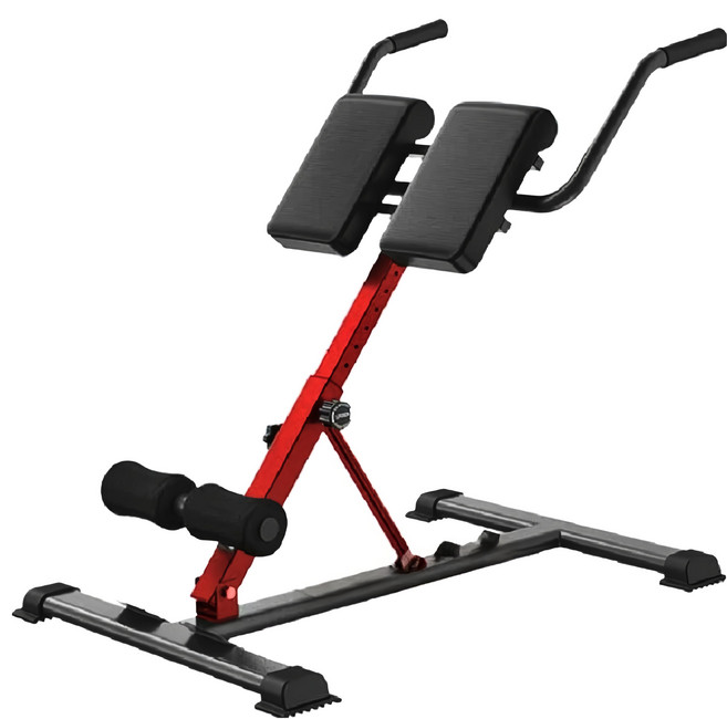 HOME GYM CLUB 居家健身 羅馬椅, 紅色 + 黑色