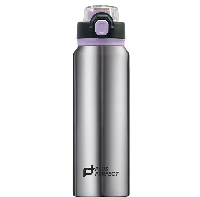 PLUS PERFECT 理想 晶鑽316陶瓷運動彈跳杯, 不銹鋼, 750ml, 1個