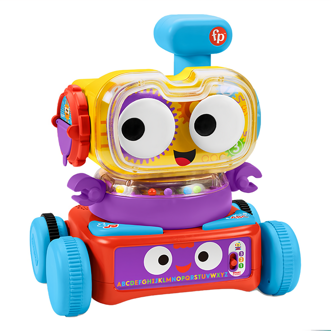 fisher-price 費雪 四合一學習機器人 適用6個月以上, 多色, 1個