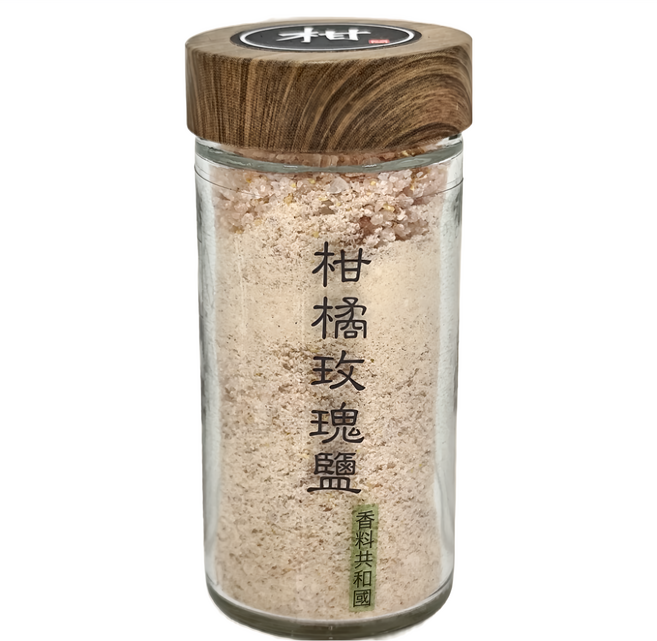 香料共和國 柑橘玫瑰鹽, 100g, 1罐