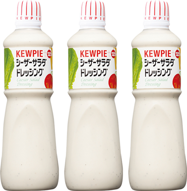 kewpie 凱薩沙拉醬, 1L, 3瓶