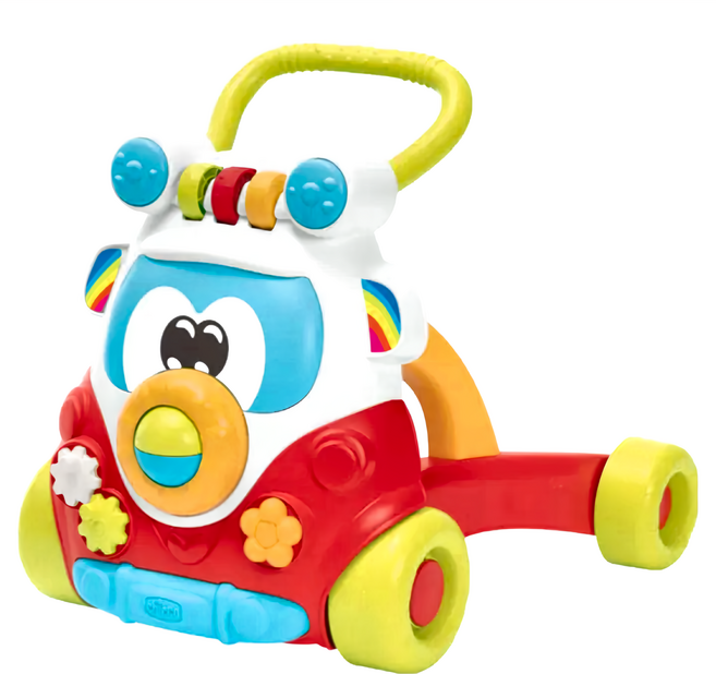chicco ECO+ 兩用俏皮學習助步車 9~24個月, 多色, 1台