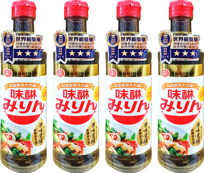 十全 味醂調味料, 300ml, 4瓶