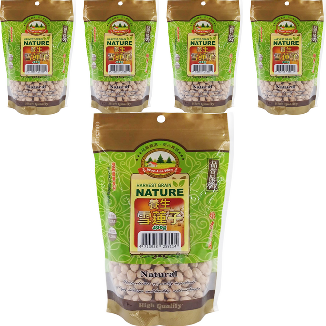 WON LAI WON 旺來旺 養生雪蓮子, 400g, 5包