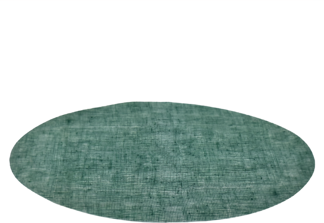 modern-twist 橢圓餐墊 PV0V010, 翡翠綠色, 48 x 35cm, 1個
