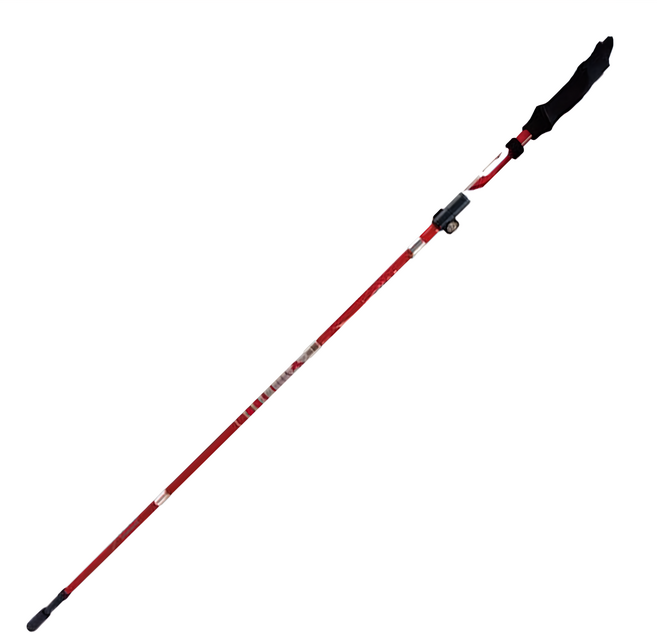 NECASIL 紐卡索 碳纖維 可折疊式登山杖 ZHCN2307 202g, 紅色, 1支