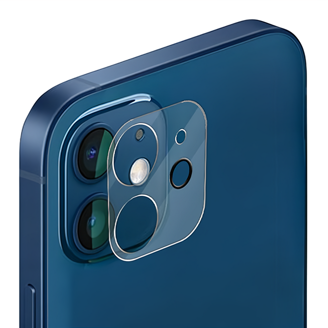Timo 一片式全包覆 鏡頭保護貼 for iPhone 12 9H 鋼化玻璃 防指紋 高清透明 亮面