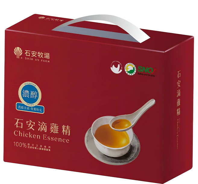 石安牧場 石安滴雞精, 16包, 1盒, 65ml