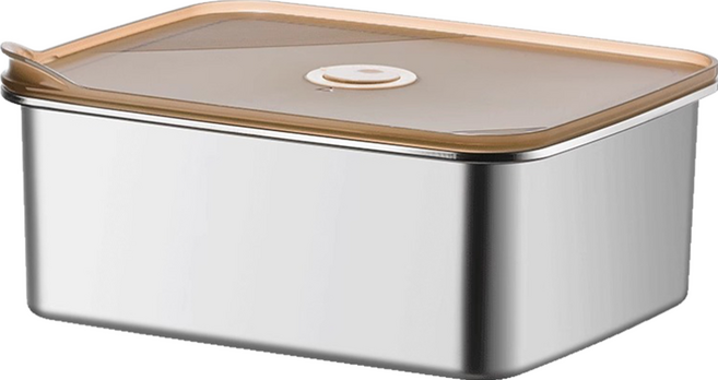 Rico 瑞可 MINI不銹鋼304可微波保鮮盒, 容器 + 上蓋, 1個