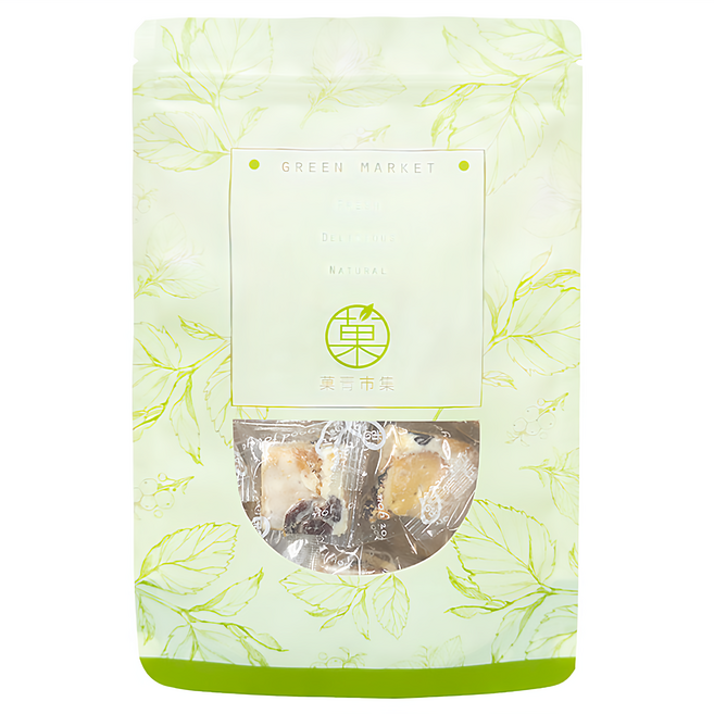 Green Market 菓青市集 蔓越莓雪花餅, 1包, 180g