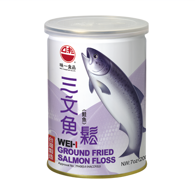 味一食品 三文魚鬆 鮭魚鬆, 200g, 1罐