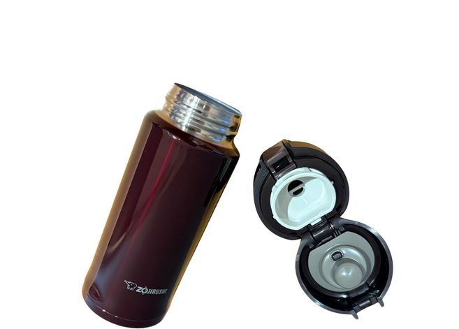 ZOJIRUSHI 象印 ONE TOUCH 保溫杯, 酒紅色, 360ml, 1個
