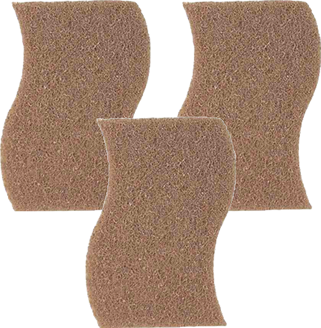 3M Scotch-Brite 百利 天然木漿棉菜瓜布 再生纖維 細緻餐具專用 115 x 70 x 18mm, 2片, 3盒