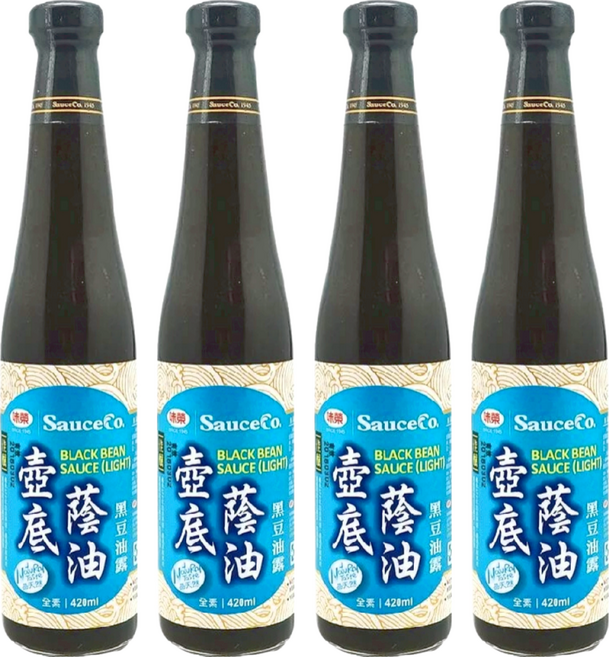 味榮 佳釀 黑豆壺底蔭油露, 420ml, 4瓶
