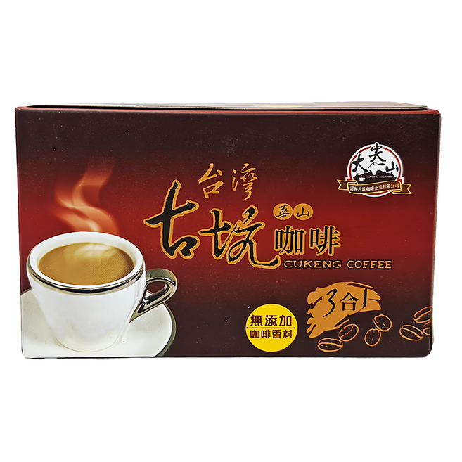 TGC 大尖山 華山3合1咖啡 紅色, 17g, 15包, 1盒