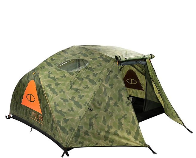 POLER STUFF 雙人帳篷, 毛茸茸迷彩, 2人