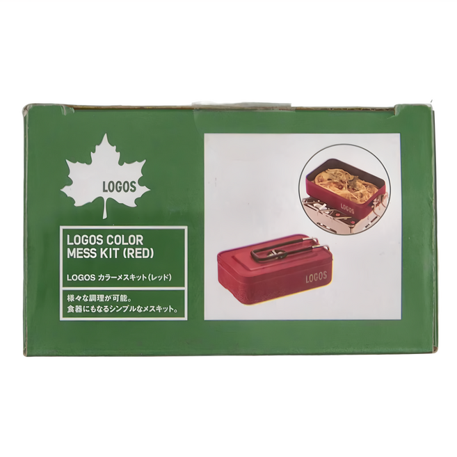 LOGOS 飯盒炊煮鍋 LG88230253 31.5 x 11.5 x 5.5cm 230g, 紅色, 1個