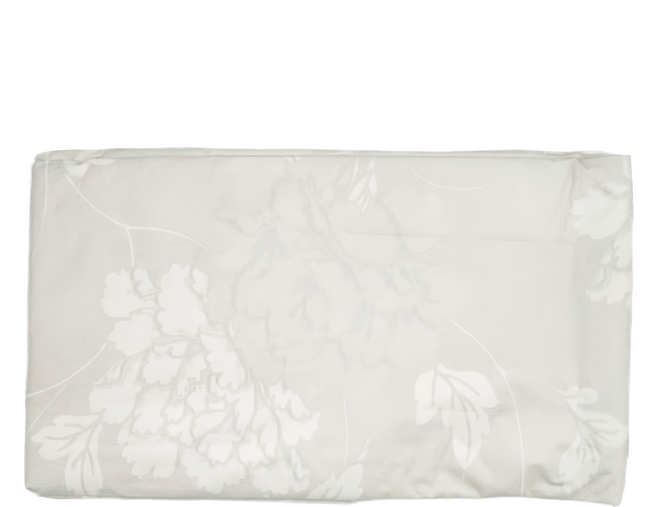 Casa Bella 美麗家居 防水桌巾, 200 x 140cm, 暖灰孔雀草, 1個