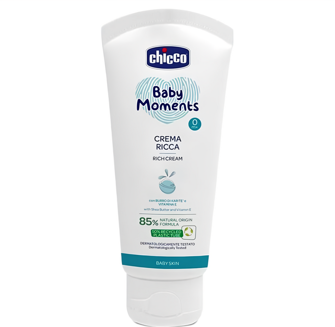 chicco 寶貝嬰兒植萃保濕乳霜, 100ml, 1條