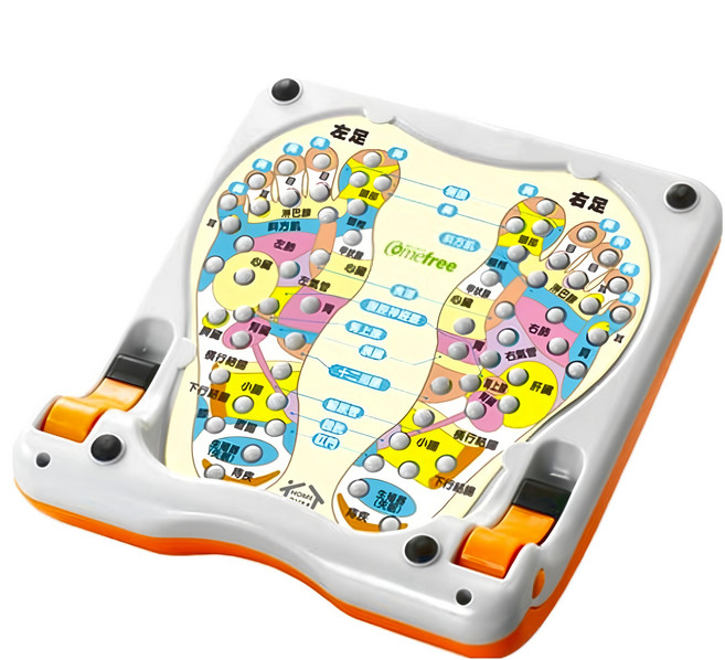 Comefree 舒活 美型拉筋板 ABS安全耐用材質 穴道按摩凸點 背部支撐架 TPR止滑墊 最大承重150kg, 橘色