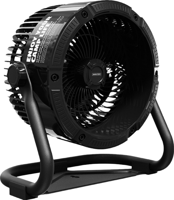 ADAMOUTDOOR 無線充電式DC強力循環扇 四段風速調整 USB Type-C輸入充電 9吋外框/7吋扇葉, ADFN-CPFAN10