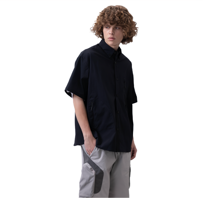 BOHRHOO 通勤功能襯衫 吸濕速乾 短袖 - XL 1入