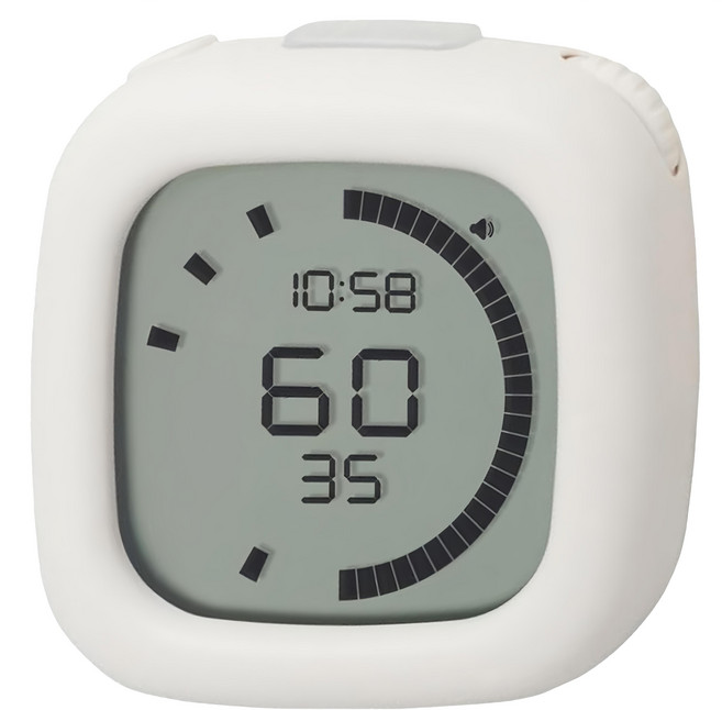 SONIC 電子時鐘倒數計時器 SP-1118, 白色系, 1個