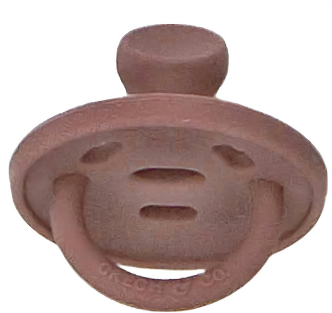 Grech&Co 矽膠安撫奶嘴 100%食品級矽膠 耐熱 款式: 玫瑰紫, 0~24個月, 1個