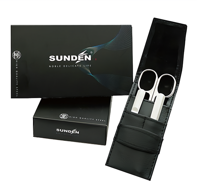 SUNDEN MK4985 精品三件式旅行修容組 11.8 x 7.3cm, 1組