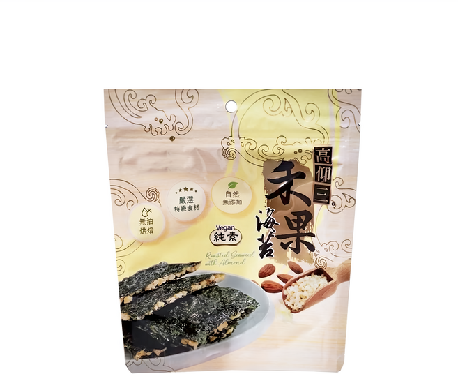 高仰三 禾果海苔 杏仁, 75g, 1包