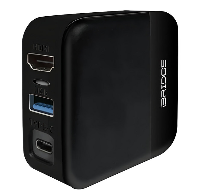 iBRIDGE Switch Dock PD充電器 30W快充 可取代TV底座, PD充電器 黑色, 1台