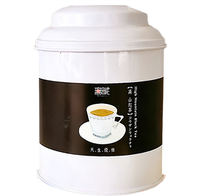 無藏茗茶 阿里山故事茶 金萱紅茶 圓鐵罐, 60g, 1罐, 1入