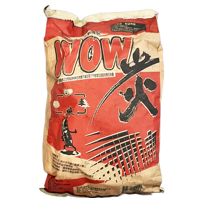 WOW 木炭 3kg 火候穩定不易爆裂, 1袋