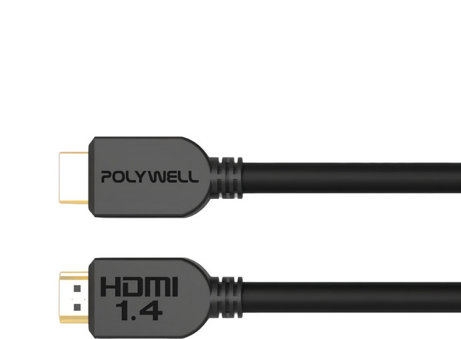 POLYWELL 寶利威爾 HDMI 1.4 傳輸線 公對公 PW15-W60-C100, 10m, 1條