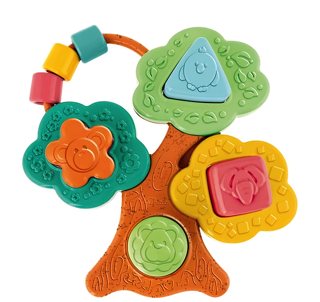 chicco ECO+益智趣味動物小樹, 混合顏色, 1盒