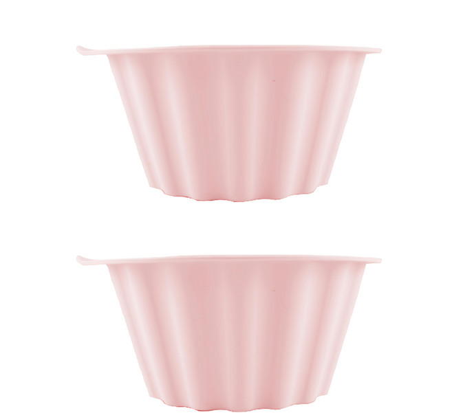 SiliPot 鉑金矽膠烘焙模具 L, 豆沙粉, 2個