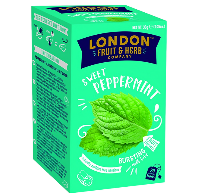 LONDON F&H 芙賀茶 香甜薄荷, 1.5g, 20包, 1盒