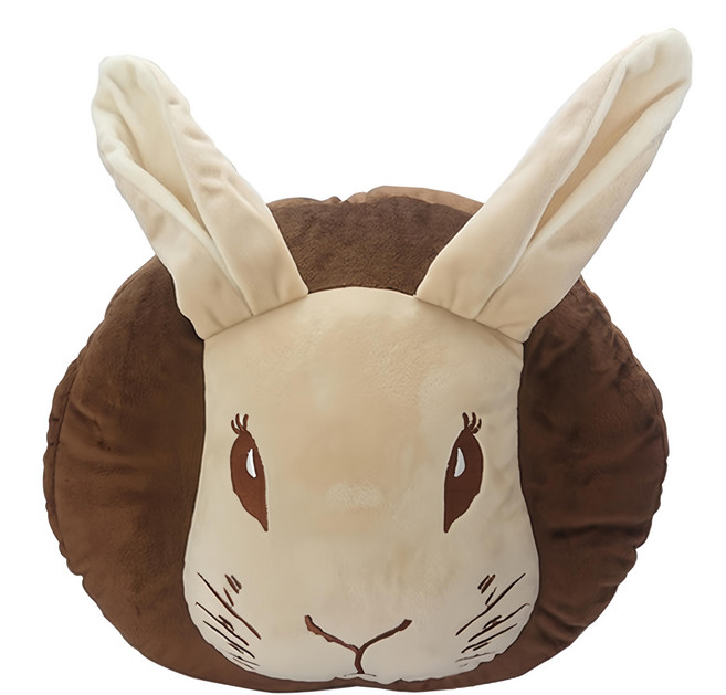 PETER RABBIT 比得兔 暖手枕, 比得兔 咖色 + 米色