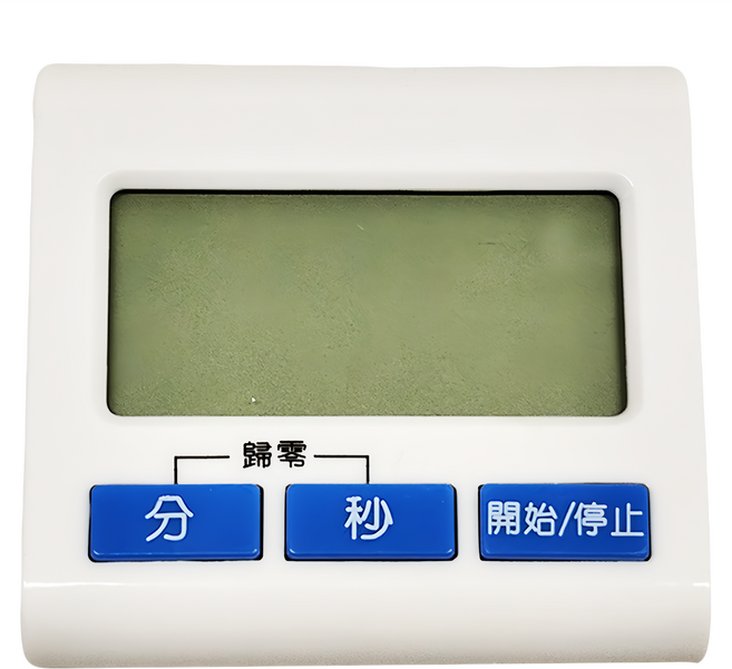 Hesii 高音量大畫面計時器, 白色, 1個