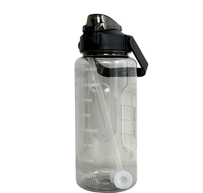 TKB-001BK 彈蓋式運動水壺 - 黑色, 2L, 1個