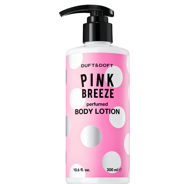 DUFT&DOFT 香氛身體乳液 Pink Breeze 保濕水潤 香氣保護膜, 300ml, 1瓶