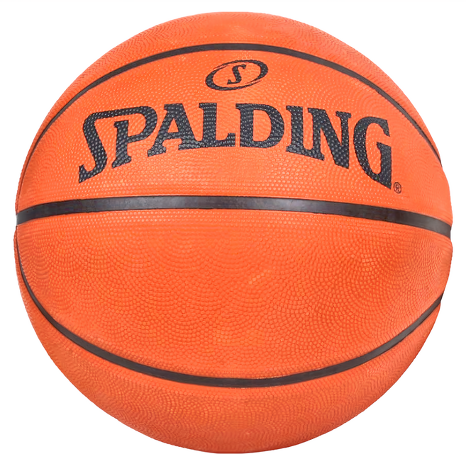 SPALDING 斯伯丁 經典橡膠籃球, SPA83794, 1顆