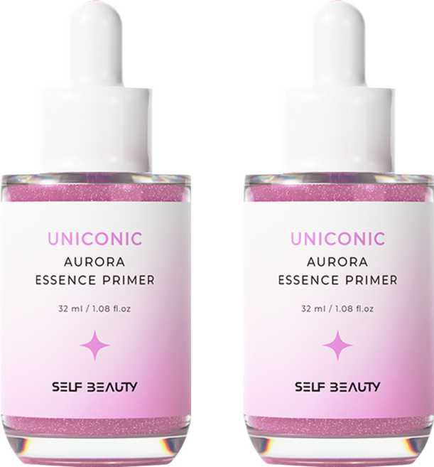 SELF BEAUTY 獨角獸光澤提亮妝前精華液 32ml, 單一顏色, 2瓶