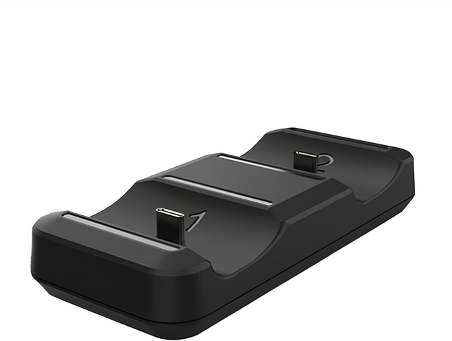 DOBE PS5 手把雙槽充電器 座充 副廠, 6972520252808, 黑色, 1個