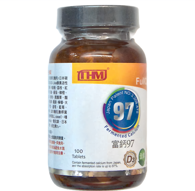 THM 台灣康醫 97加強錠 100錠, 1g, 1罐