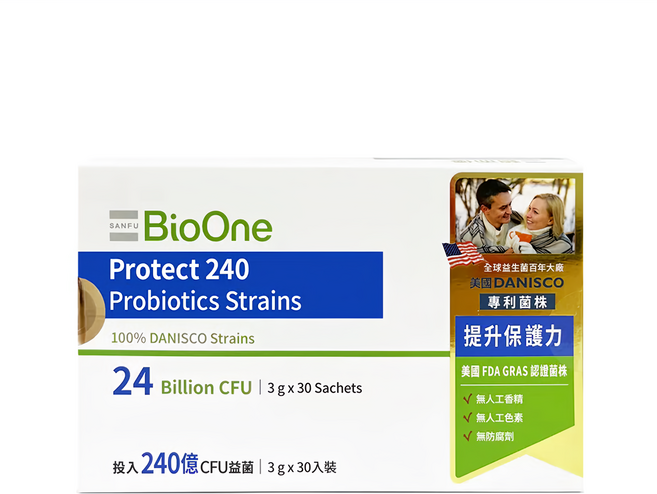 BioOne 碧而優 Protect240 保護力益生菌, 30包, 3g, 1盒