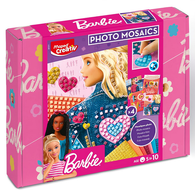 Maped 芭比的馬賽克拼貼, 多色, 1盒