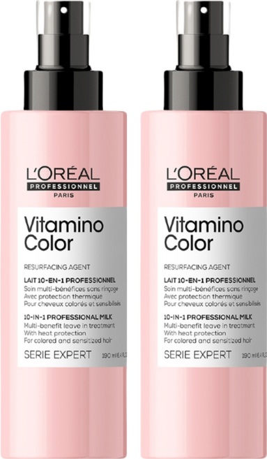 L'OREAL PROFESSIONNEL 巴黎萊雅PRO 飽和護色發光噴霧, 190ml, 2瓶